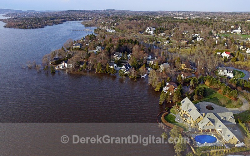 Rothesay Park Spring Flood 2018 New Brunswick Canada - Extreme Weather