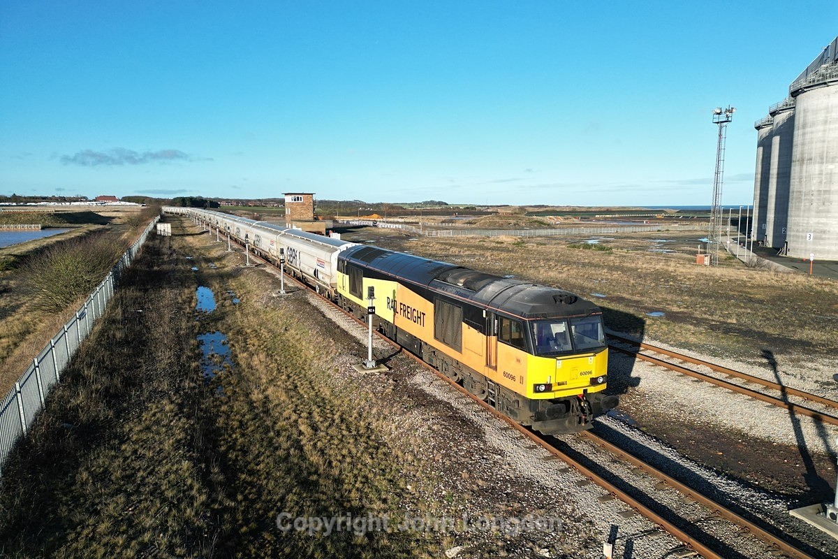 JL - 1.1.24 60096 6N87 Lynemouth PS - Tyne CT, Lynemouth North - Blyth & Tyne (north to south)