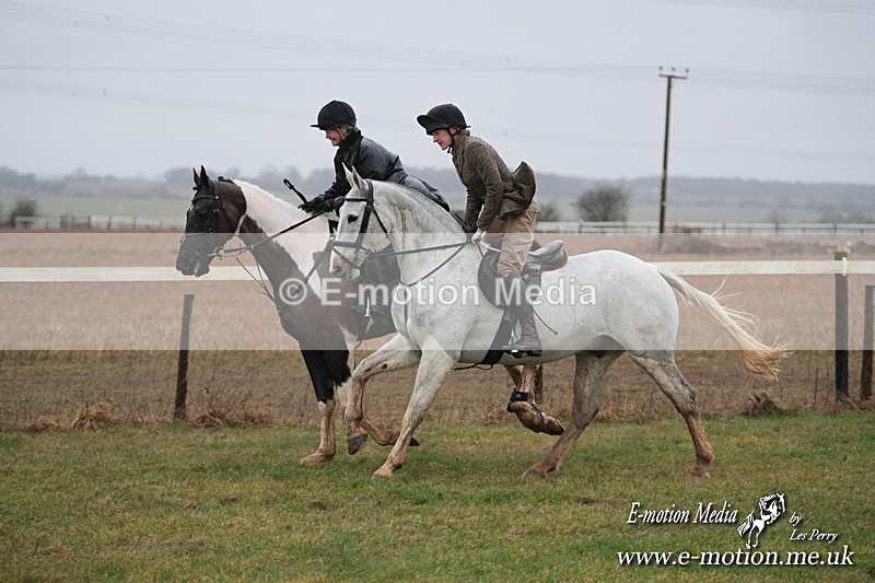 PtP 260125 236 - Cocklebarrow Point-to-Point racing with the Heythrop Hunt 26/01/25