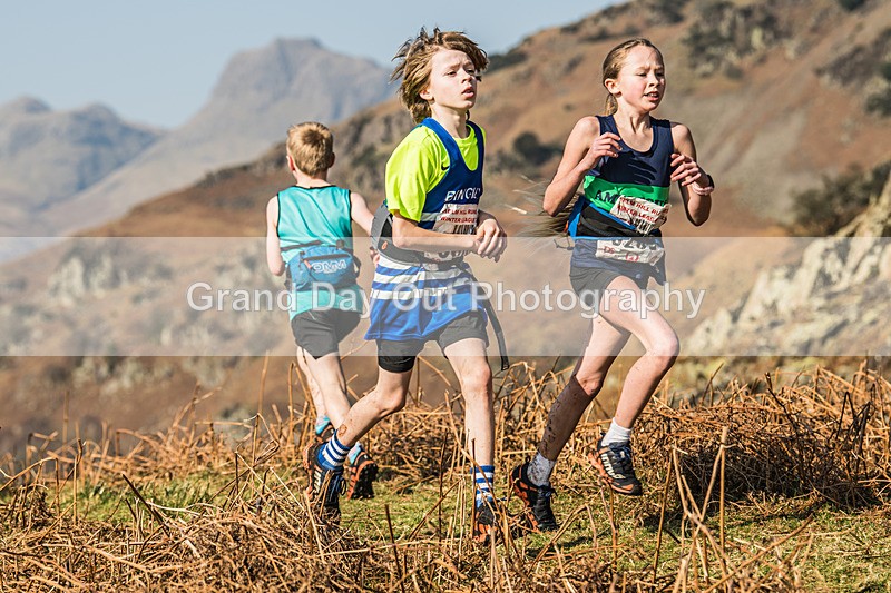 Elterwater-94 - Kendal Winter League Elterwater Under 13 Fell Race Sunday 9th March 2025