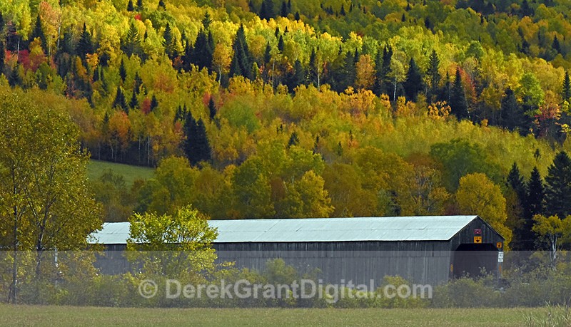 Green River #3 Boniface Covered Bridge Riviere-vert NB Canada - Covered Bridges of New Brunswick