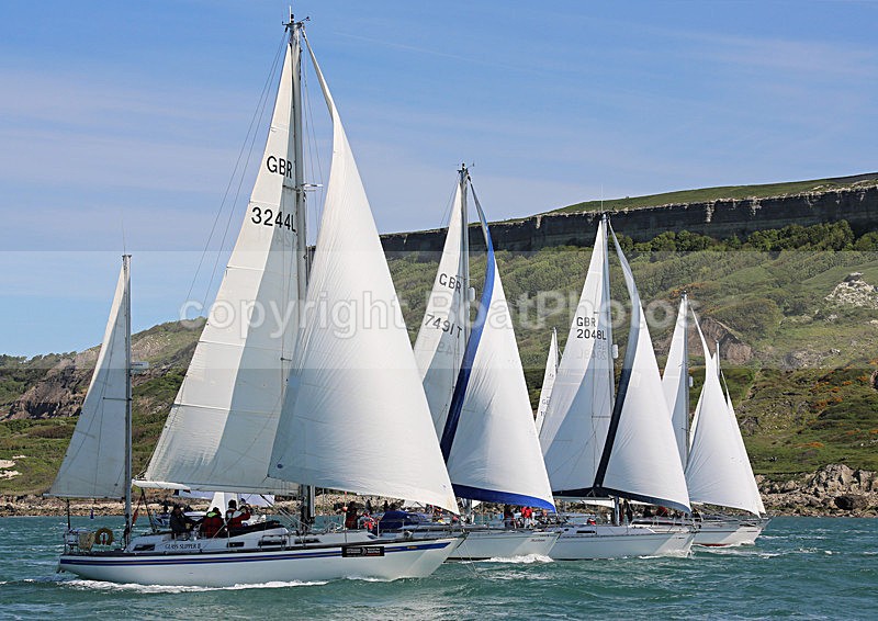 130601 GBR3244L GBR7491T GBR2048L WT7A8698 - ROUND THE ISLAND RACE - 1st June 2013