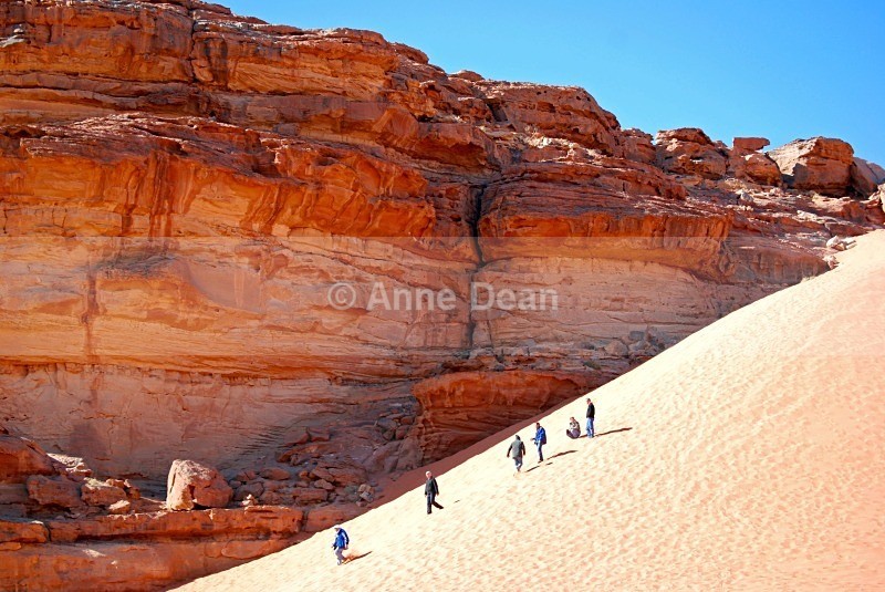 Feeling the heat in Wadi Rum - Jordan