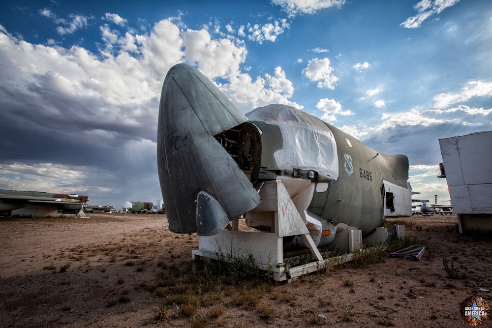 B52 Stratofortress nose section at AMARG Aerospace Reclamation and Maintenance Group, Tucson AZ - Matthew Christopher Murray's Abandoned America