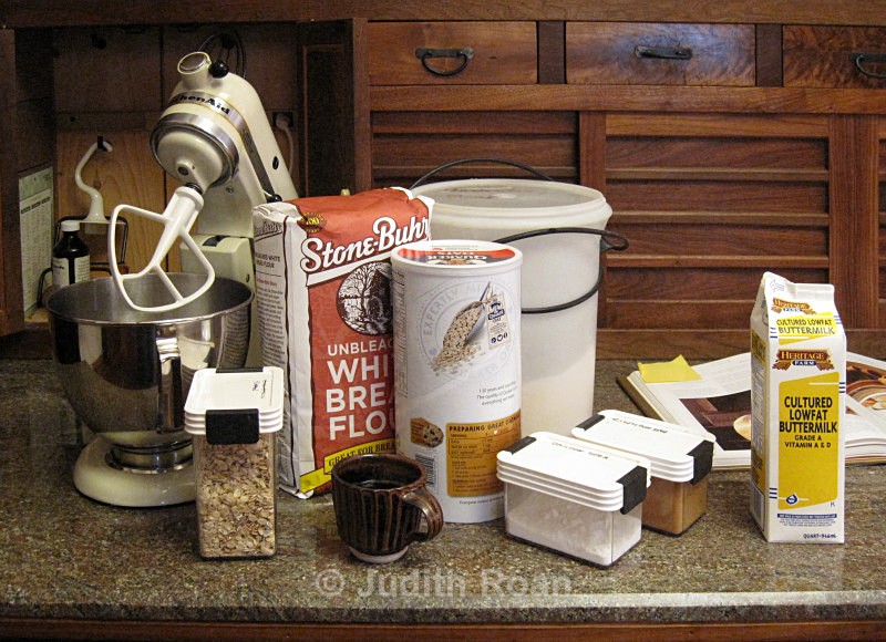 Irish Bread ingredients - Irish Soda Bread