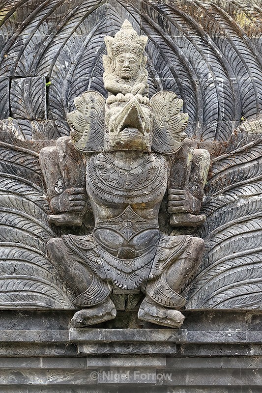 Stone Carving, Beratan Temple, Bali - Bali, Indonesia