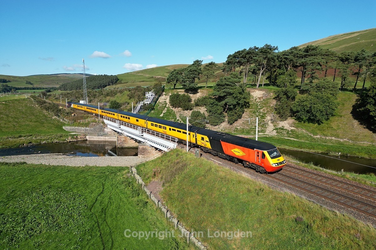 JL - 12.9.23 43277 1Q26 Derby RTC - Edinburgh, Clyde Bridge - West Coast Main Line (north to south)