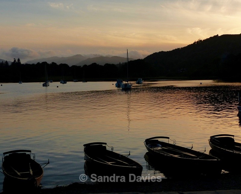 Sunset over Windermere - Landscapes
