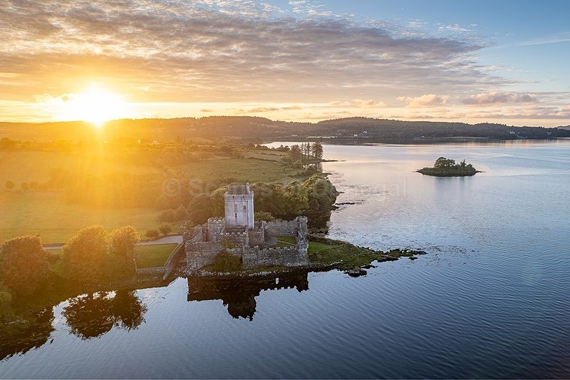 DJI_0260-HDR - Doe Castle & Lackagh