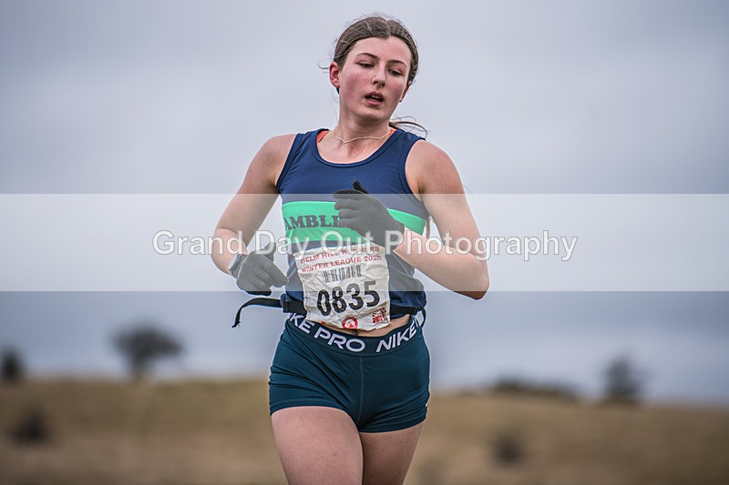 Cunswick U15  U17-124 - Kendal Winter League Cunswick Scar Junior Under 15 & 17 Fell Races Sunday 26th January 2025
