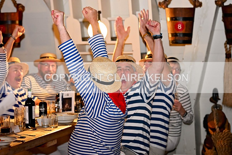 HMS PICKLE-95 - PICKLE NIGHT HMS WARRIOR 1860