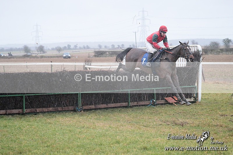 PtP 260125 309 - Cocklebarrow Point-to-Point racing with the Heythrop Hunt 26/01/25