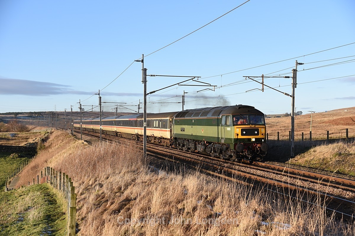 JL - 20.1.23 47805 / D1935 5Z48 Carlisle - Crewe HS, Salterwath - West Coast Main Line (north to south)