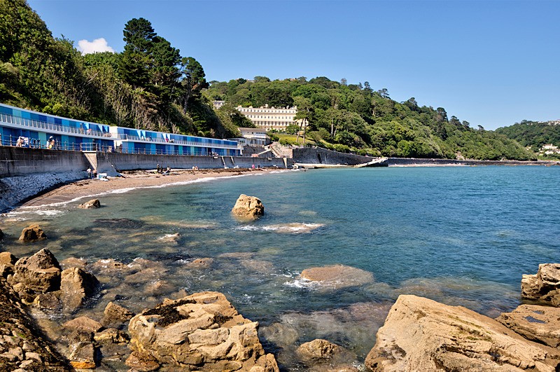 Meadfoot Beach and a Turquoise Sea - Meadfoot Beach Torquay