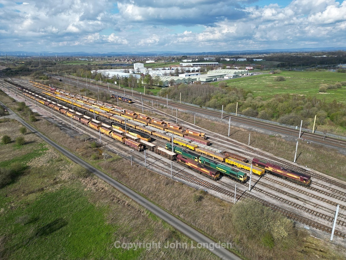JL - 15.4.23 - Carlisle Yard - West Coast Main Line (north to south)