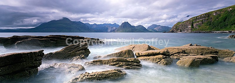 The Cuillin across Loch Scavaig, Isle of Skye7 - Panoramic format