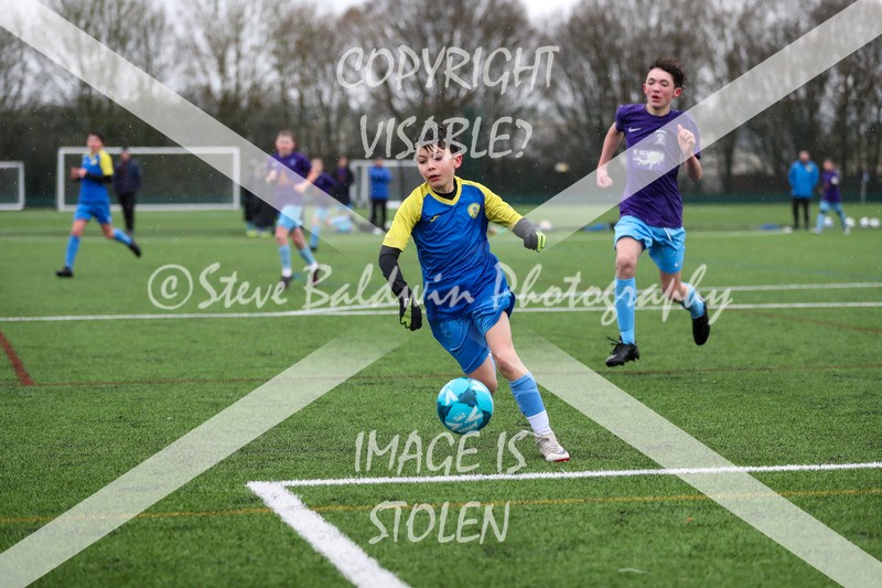 1DX20505 - 2026-02-15 FC Abbey Meads U13 Purple V Royal Wootton Bassett Town Youth U13 Yellow