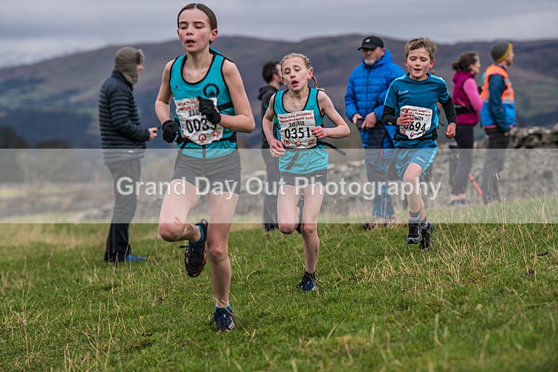 Cunswick U13-152 - Kendal Winter League Cunswick Scar Junior Under 13 Fell Race Sunday 26th January 2025