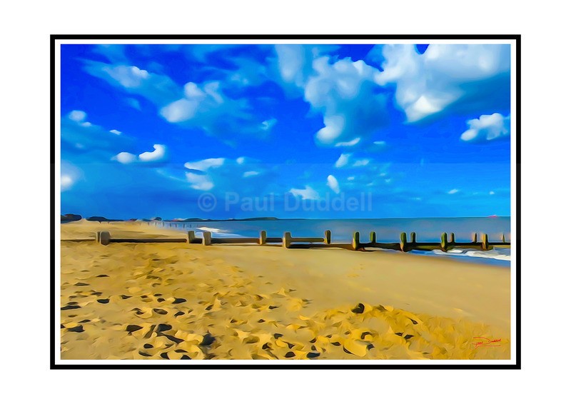 Seaside Serenity, Gorleston-On-Sea Paintings by Paul Duddell, Whispers & Strokes - Artist, Painter, and Photographer