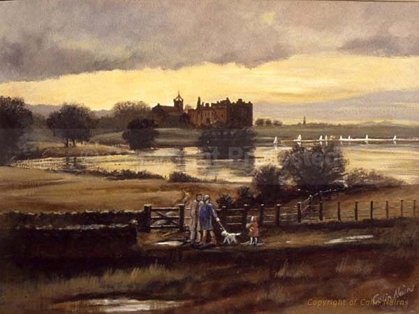 'Linlithgow Palace and Loch' - Landscapes