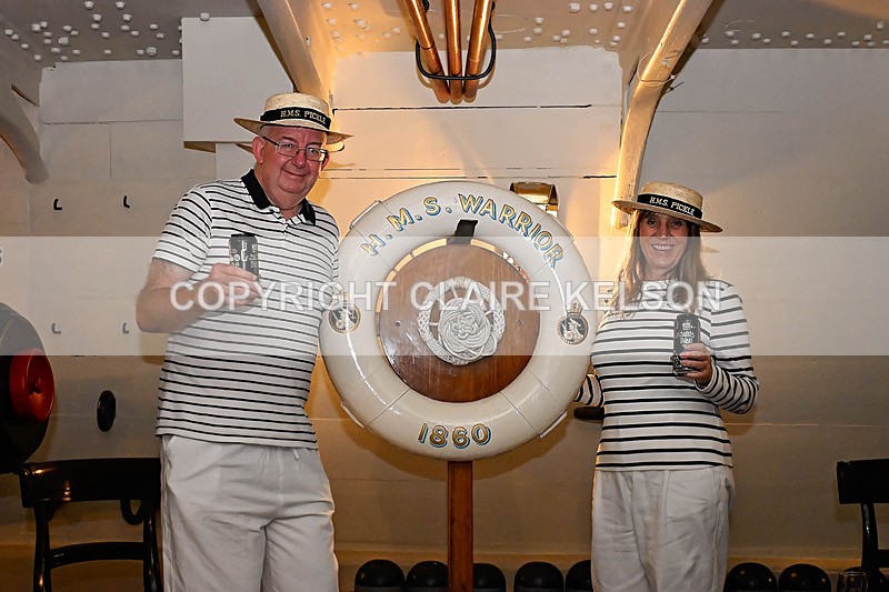 HMS PICKLE-33 - PICKLE NIGHT HMS WARRIOR 1860