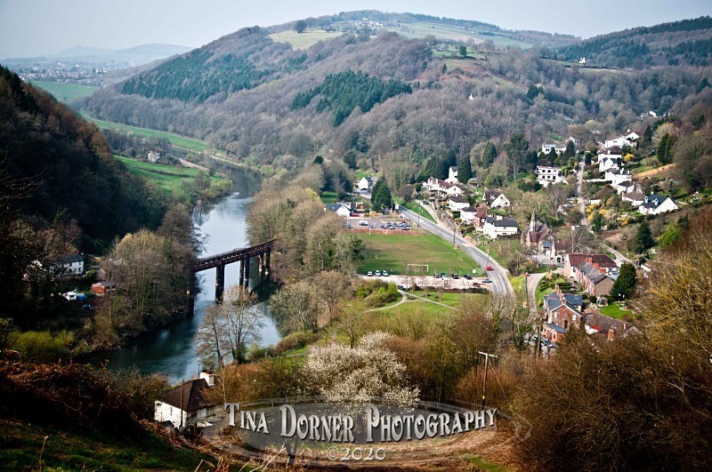 Redbrook Bridge and River Wye by Tina Dorner Photography, Forest of Dean and Wye Valley, Gloucestershire