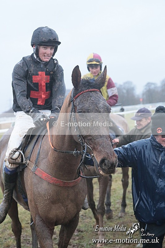 PtP 260125 632 - Cocklebarrow Point-to-Point racing with the Heythrop Hunt 26/01/25