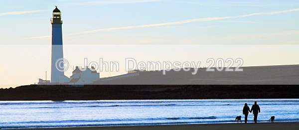 Early Morning Dog Walkers - Montrose Panoramas