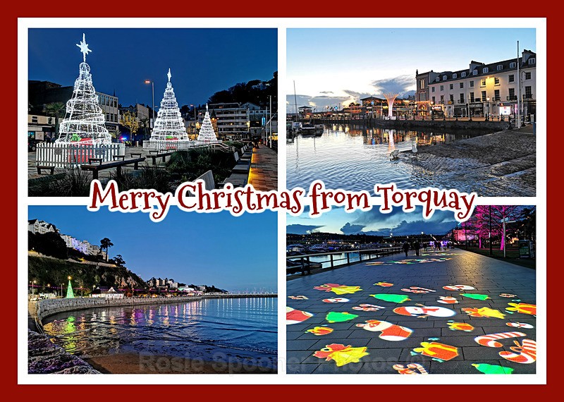 XM066 NEW 2026 - Xmas - Torquay lights - XMAS CARDS Torquay St Marychurch, Babbacombe and Cockington