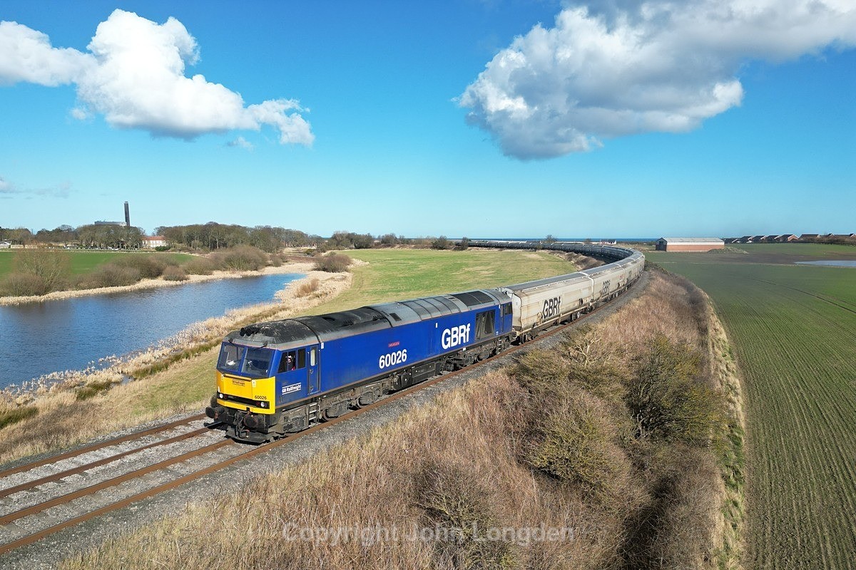 JL - 28.2.25 60026 6N87 Lynemouth - Tyne CT, Woodhorn - Latest shots
