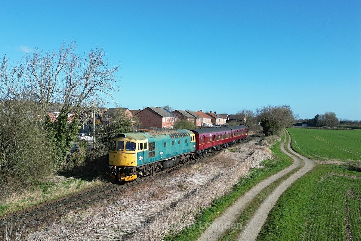 JL - 30.3.25 33035 10:00 Leeming Bar - Leyburn, Aiskew - The wonderful Wensleydale Railway