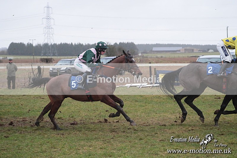 PtP 260125 737 - Cocklebarrow Point-to-Point racing with the Heythrop Hunt 26/01/25