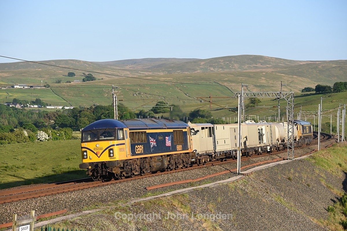 JL - 5.6.23 69001 & 66744 3Q99 Carlisle - Carlisle, Greenholme - West Coast Main Line (north to south)