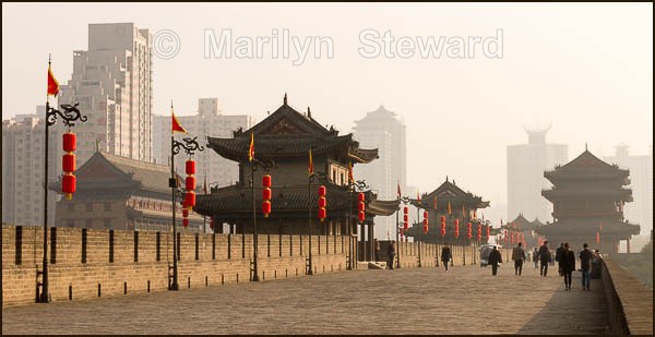 Xian city wall - China