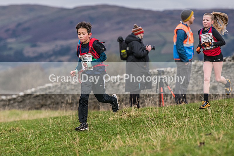 Cunswick U13-213 - Kendal Winter League Cunswick Scar Junior Under 13 Fell Race Sunday 26th January 2025