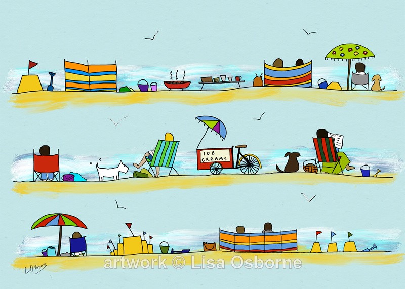 A day at the seaside - DIGITAL ARTWORK
