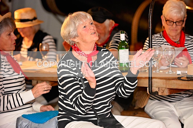HMS PICKLE-157 - PICKLE NIGHT HMS WARRIOR 1860