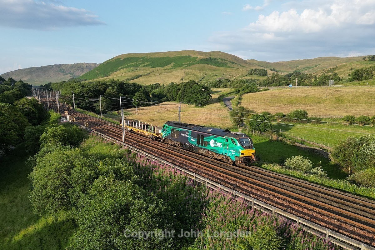 JL - 8.7.23 68006 6C02 Crewe - Carlisle, Tebay - West Coast Main Line (north to south)