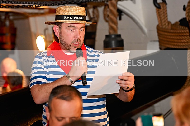 HMS PICKLE-87 - PICKLE NIGHT HMS WARRIOR 1860