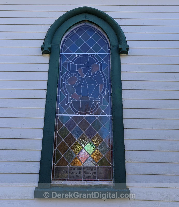 Stained Glass, St. Bridget's Church ~ New Brunswick, Canada - Churches of New Brunswick