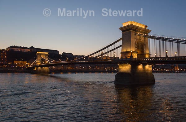 Chain bridge, Budapest - Budapest to Amsterdam