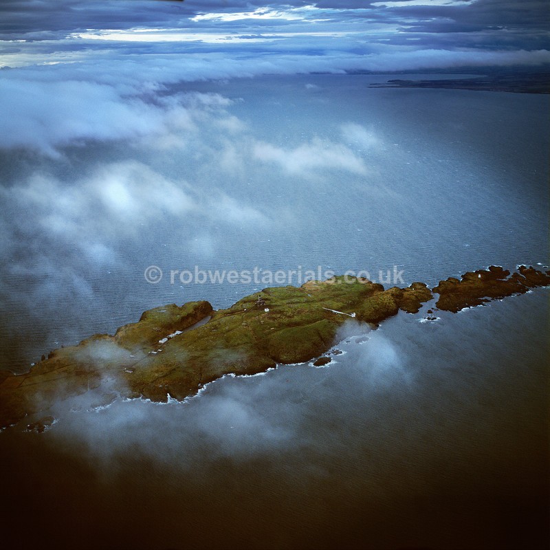 aerial pictures of Scotland east coast Islands of May