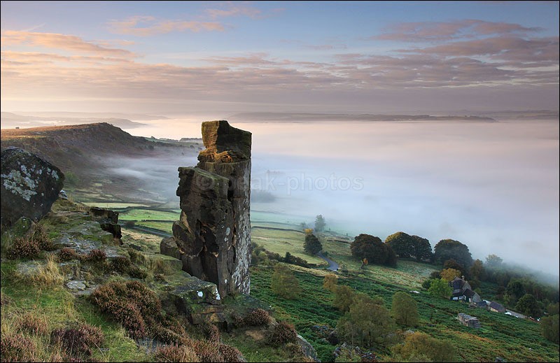 The Pinnacle Stone - Curbar Edge - Peak District | Dark Peak