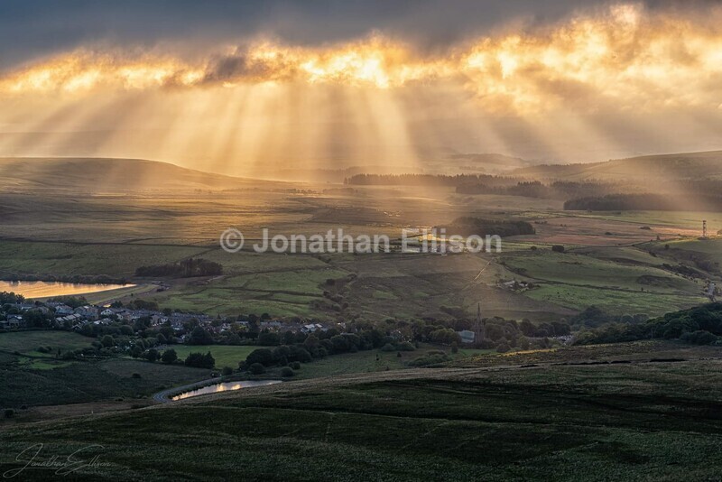 Sunbeam over Belmont - Rivington And Surrounding Areas