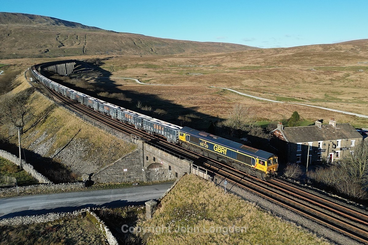 JL - 15.1.24 66739 6F69 Ribblehead VQ - Tuebrook, Ribblehead - Ribblehead