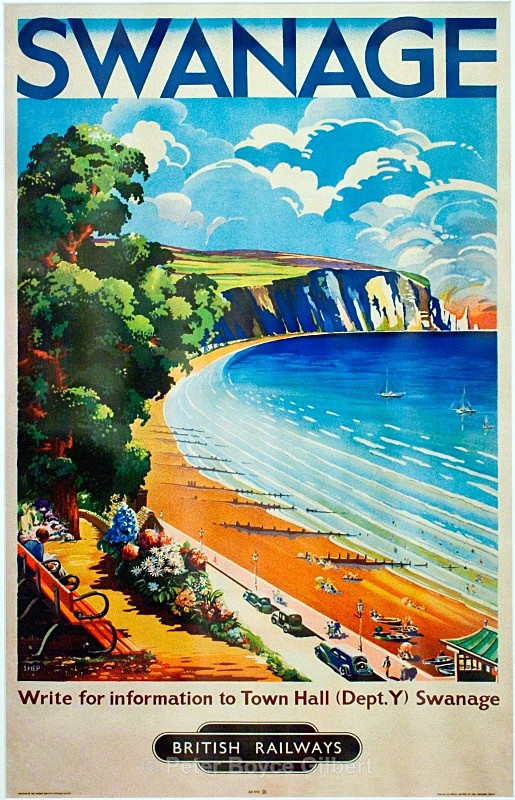 British Rail destination poster, Swanage