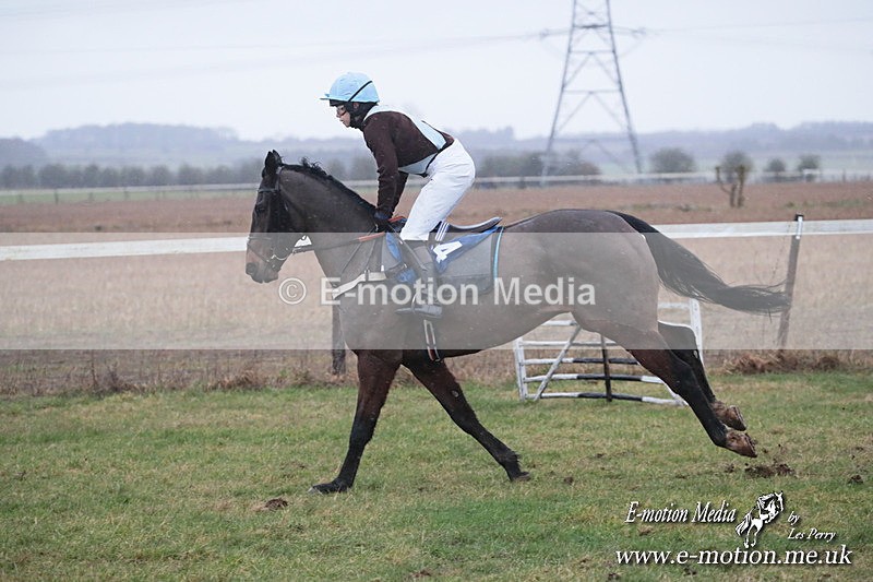 PtP 260125 710 - Cocklebarrow Point-to-Point racing with the Heythrop Hunt 26/01/25