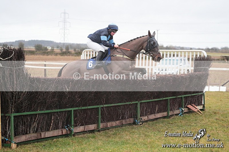PtP 260125 351 - Cocklebarrow Point-to-Point racing with the Heythrop Hunt 26/01/25