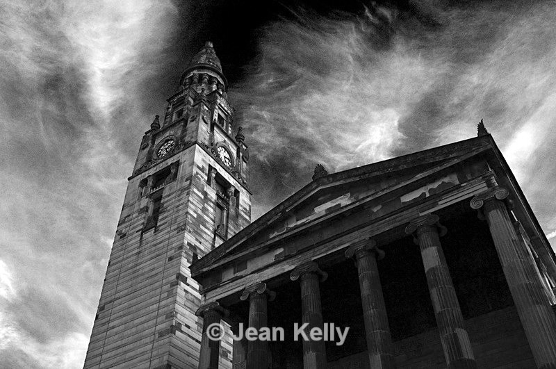 St Vincent Street Church, Glasgow bw - 3908 - Black and white