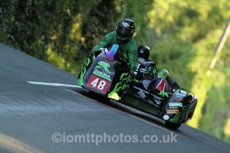 Deborah Barron & Karl Schofield - Friday Practice - Sidecars